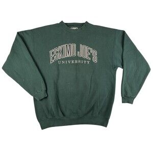 Vintage Eskimo Joes University Sweatshirt Mens XL Embroidered Crewneck Oarsman